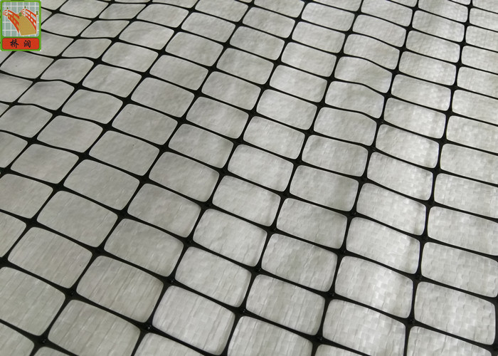 Black Color Industrial Plastic Netting PP Support Mesh 50g / Sqm