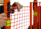 Strong Orange Plastic Construction Fence , Warning Barrier Fence PE Material