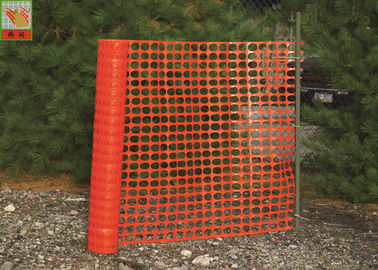 Temporary Plastic Construction Netting  , HDPE Orange Construction Safety Fence