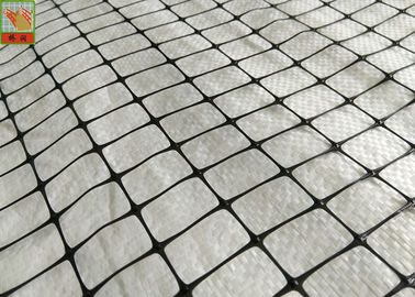 Industrial Plastic Protective Netting Support Mesh 50g/Sqm 500m Length Black Color